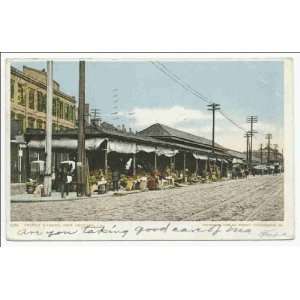  Reprint French Market, New Orleans, La 1900 1902: Home 