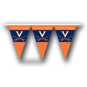 NIB Virginia Cavaliers UVA 25ft Pennant Banner Flags  