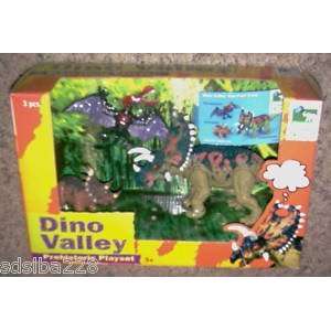  Dino Valley Prehistoric 3 Dinosaur Playset Pentaceratops 