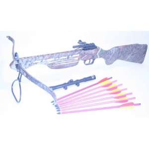  New 150 lb Hunting Crossbow Package with Arrows & Scope 