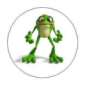  CRAZY FROG Toad Cartoon Pinback Button 1.25 Pin / Badge 