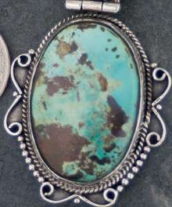Native American Navajo 925 Sterling Silver Rare Genuine Turquoise 