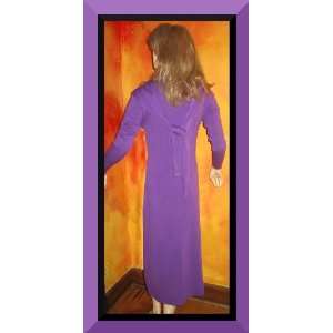   Secret Purple $89 NON Wool Sweater Dress size Medium 