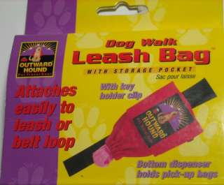 Dog Walk Leash Bag with Storage Pocket Waste Bag Holder  