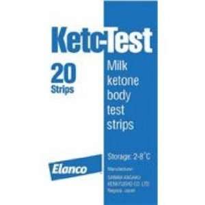  Elanco 698265 Keto Test   20 Strips