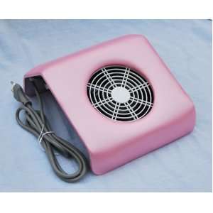  New Nail Art Dust Suction Collector Pink W/ 3 Bags Beauty