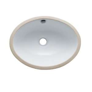   Inch by 13 3/4 by 6 7/10 Inch Bathroom Sink with Overflow, White Home