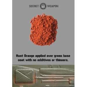  Secret Weapon  Weathering Pigments Rust Orange Toys 