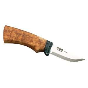  Helle Knives 162 Varg Fixed Blade Knife with Curly Birch 