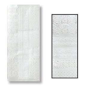  White Lace Border Stickers Arts, Crafts & Sewing