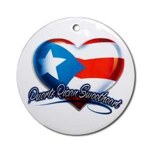   (Round) Puerto Rican Sweetheart Puerto Rico Flag: Everything Else