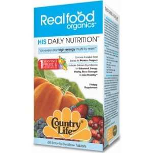   Organics His Daily Nutrition   60 tablets
