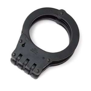  Hiatt Handcuff Standard Steel Handcuffs, Hinge, Black 