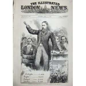  1880 Lord Hartington General Election Lancashire Darwen 