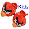 Red Angrybirds Angry Birds 9 Kids Plush Slipper  