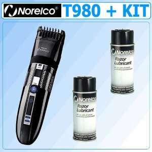  Norelco Philips Norelco T980 Turbo Vacuum Trimmer + Kit 