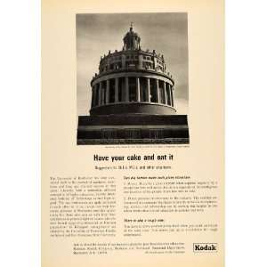  1966 Ad Eastman Kodak Co. University Rochester Library 