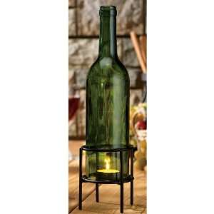  Recycled Wine Bottle Tea Light Holder: Kitchen & Dining