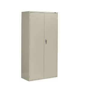  Global Two Door Storage Cabinet, Five Shelf, 72inch H x 