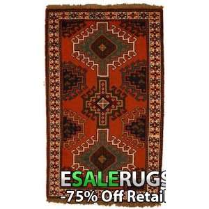  6 4 x 3 10 Ghoochan Hand Knotted Persian rug: Home 