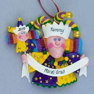  Personalized New Orleans Mardi Gras Jesters ornament
