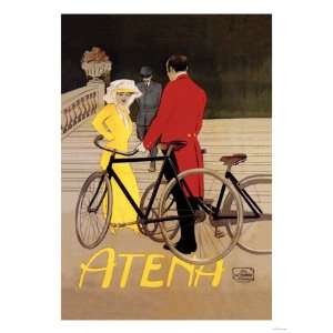  Atena Bicycles Giclee Poster Print, 12x16