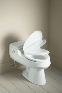   Curve Quiet Close Elongated Toilet Seat, White: Home Improvement