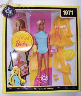 Barbie 50th Anniversary Malibu 1971 MINT  