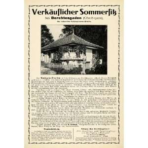  1914 Ad L. Gehring Real Estate Realty Agent Germany Garden 