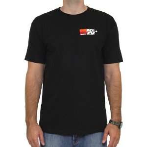   88 6027 M Black Medium K&N Motorsports Logo Mens T Shirt Automotive