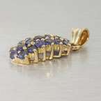 Stunning Vintage Estate 14K Yellow Gold Sapphire Ring Earring Pendant 