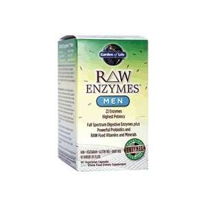  Garden of Life Raw Enzymes Men 90 Vege Caps Health 