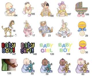 BABY SHOWER favors NAME TAGS   Personalized & adorable  