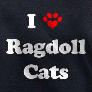 LOVE RAGDOLL CATS T SHIRT ragdolls cat kitten gift  