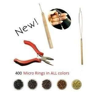  Tool Kit for Micro Ring Link Hair and Feather Extensions 