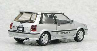 Aoshima DISM 75210 Toyota Starlet Turbo Silver 1/43 scale  