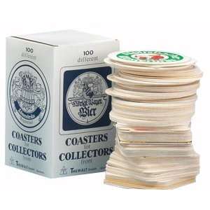  Assorted Authentic German Brewery Coasters, Set of 100 