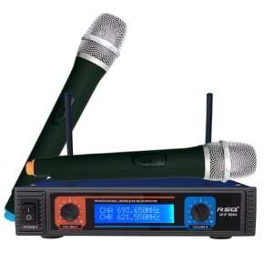  UHF 6004 UHF Dual Channel Wireless Microphone: Musical 