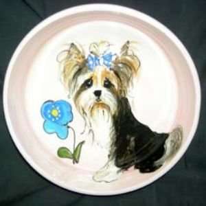 Biewer Custom Pottery Dog Bowl Biewer Beauty