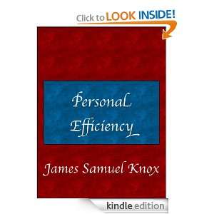 Personal Efficiency James Samuel Knox  Kindle Store