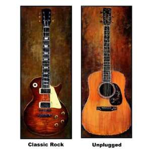  International Arts Classic Rock & Unplugged Framed Canvas 