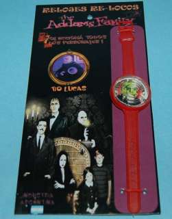 ADDAMS FAMILY Uncle Fester CRAZY CLOCK ARGENTINA RARE  