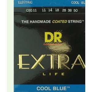   CBE 11 11 50 COOL BLUE ELECTRIC GUITAR STRINGS Musical Instruments