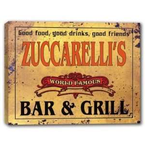  ZUCCARELLIS Family Name World Famous Bar & Grill 