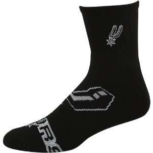  NBA San Antonio Spurs 2012 Big Logo Sock   Black: Sports 