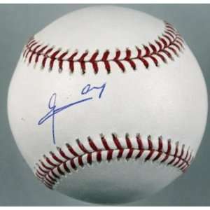  Signed Edgar Renteria Baseball   Oml Authentic 