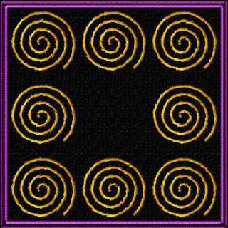 Spiral Quilt Block 16 Machine Embroidery Designs 4x4  