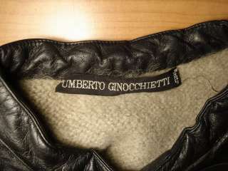 Vtg UMBERTO GINOCCHIETTI Wool Stripped Sweater XL Short  