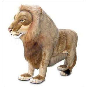  Hansa Ride On Life Size Lion Stuffed Animal: Toys & Games