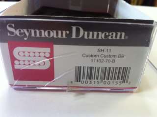 NEW Seymour Duncan SH 11 Black Pro Shop Custom Custom Pickup  